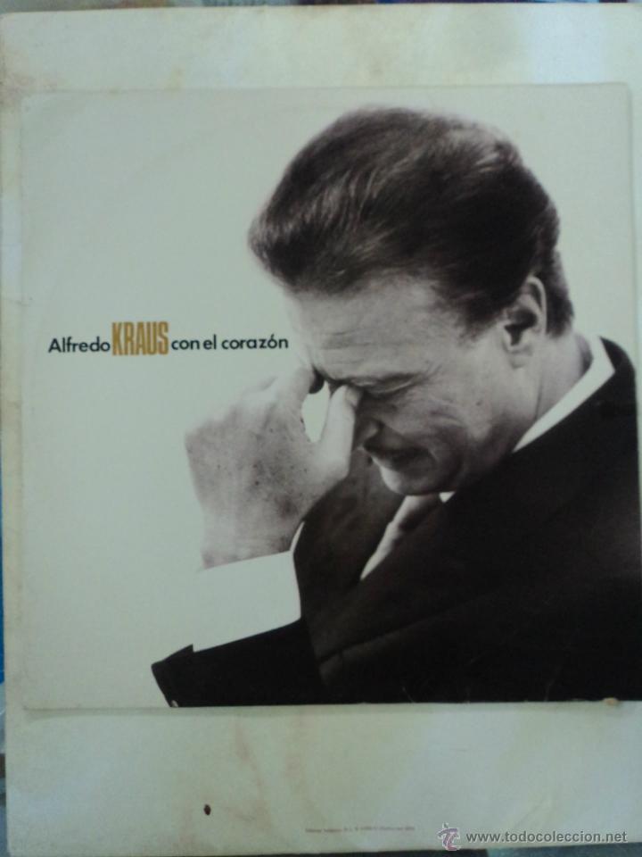 Discos de vinilo: Alfredo Kraus -  Con el coraz&oacute;n - Doble Lp. - Foto 1