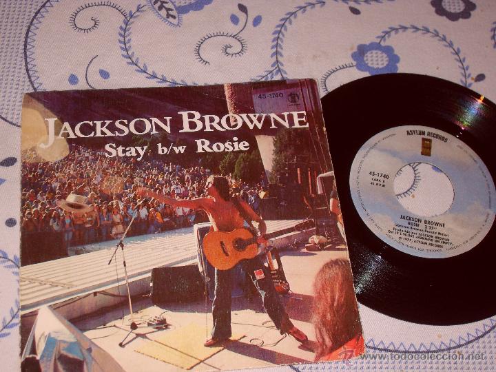 Discos de vinilo: JACKSON BROWNE Single Rosie MADE IN SPAIN. 1978 - Foto 1