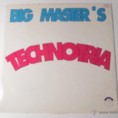 Discos de vinilo: BIG MASTER'S MASTER S TECHNOTRIA SOB S O B 1992 DIG IT VINILO LP VER FOTOS BB
