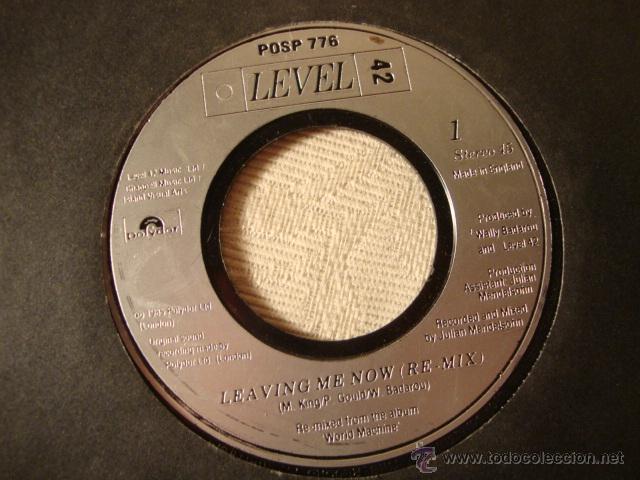 Discos de vinilo: ANTIGUO DISCO SINGLE ORIGINAL LEVEL 42 - Foto 1
