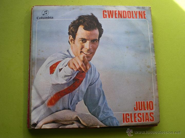 Discos de vinilo: JULIO IGLESIAS - GWENDOLYNE Y BLA BLA BLA - SINGLE - Foto 1