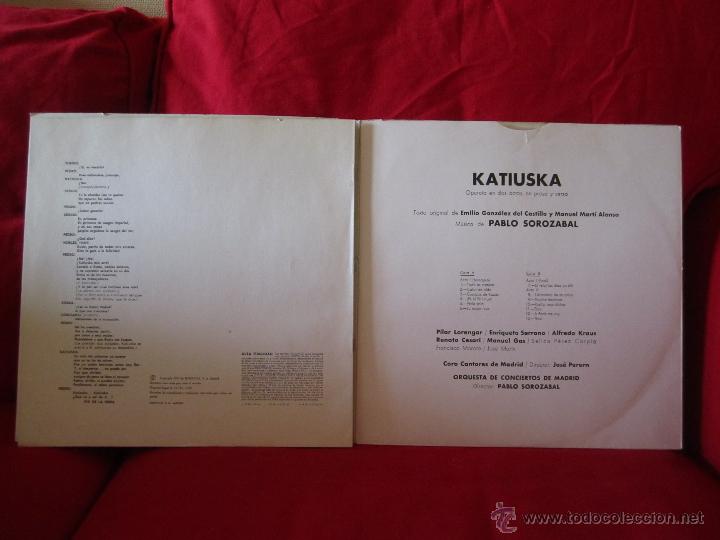 Discos de vinilo: KATIUSKA - PABLO SOROZABAL - 12 LP (Gatefold, con libreto interior) - Foto 3