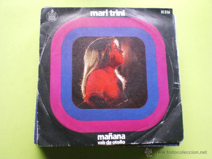 Discos de vinilo: mari trini - ma&ntilde;ana + vals de oto&ntilde;o single - Foto 1