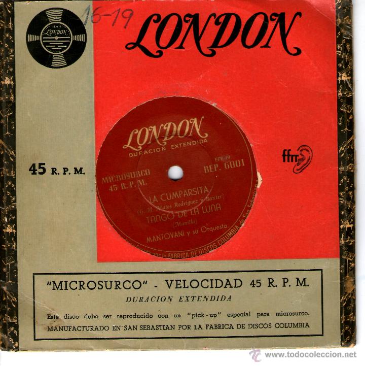 Discos de vinilo: Mantovani Y Su Orquesta - Danubio Azul - Foto 1