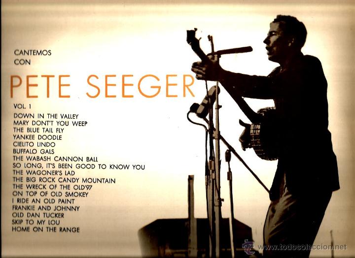 Discos de vinilo: LP CANTEMOS CON PETE SEEGER - Foto 1