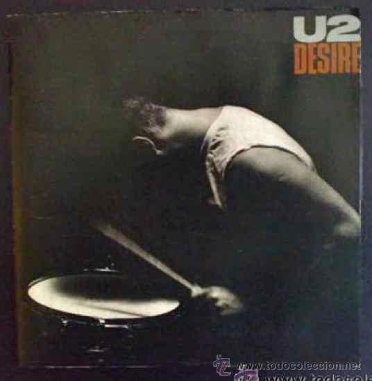 Discos de vinilo: U2, DESIRE - SINGLE ORIGINAL ESPA&Ntilde;A CON PORTADA DOBLE - Foto 1