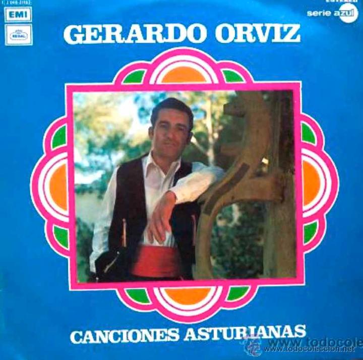 Discos de vinilo: GERARDO ORVIZ - CANCIONES ASTURIANAS - LP - Foto 1