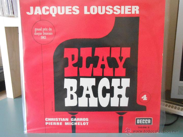 Discos de vinilo: JACQUES LOUSSIER - PLAY BACH - Foto 1