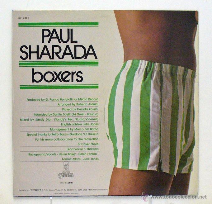 Discos de vinilo: Paul Sharada - Boxers (Maxi Single Vinilo) - Foto 2