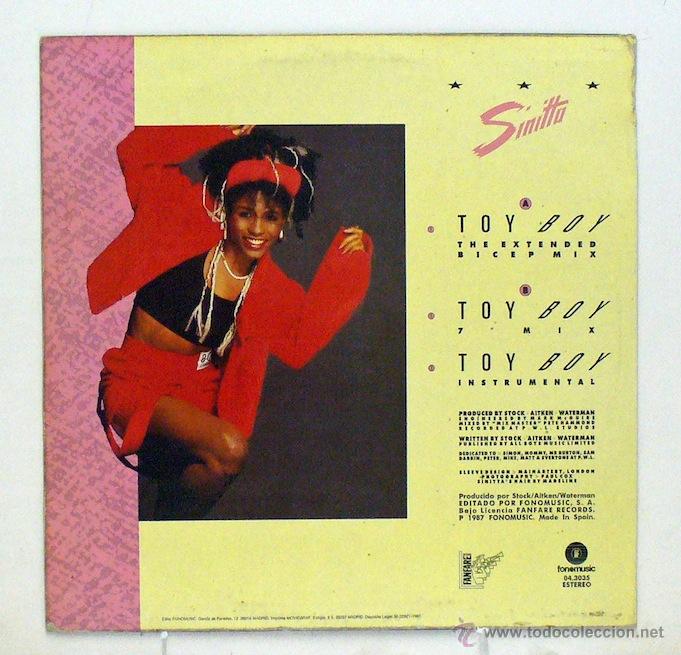 Discos de vinilo: Sinitta - Toy Boy (Maxi Single Vinilo) - Foto 2