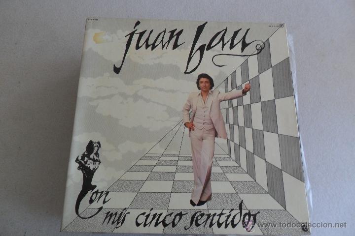 Discos de vinilo: JUAN BAU - CON MIS CINCO SENTIDOS 1978 - Foto 1