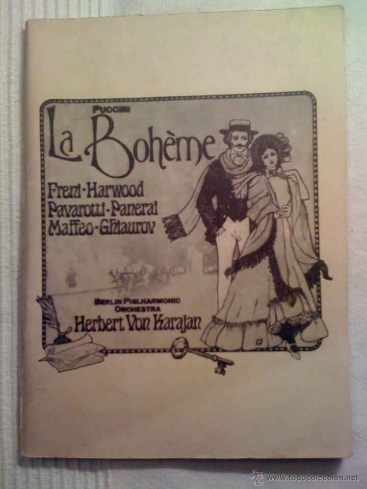 Discos de vinilo: PUCCINI. LA BOHEME. LIBRETO DE LA &Oacute;PERA. DECCA SET 565/6 - Foto 1