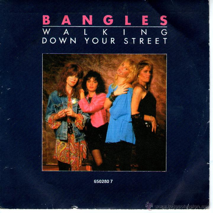 Discos de vinilo: BANGLES ( WALKING DOWN YOUR STREET ) no promo - Foto 1