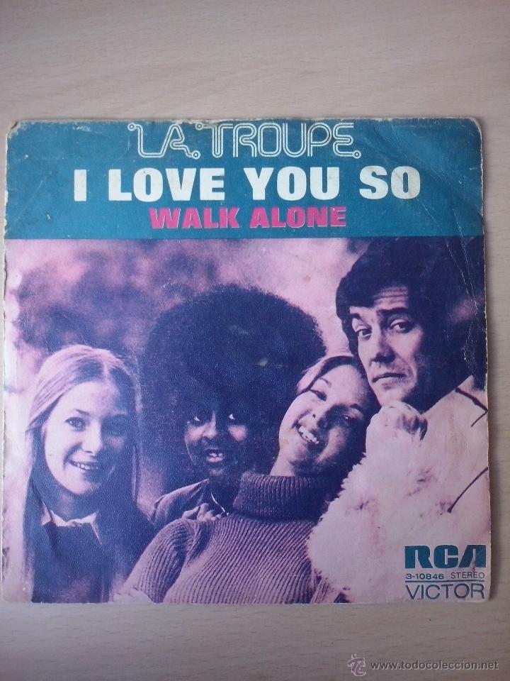 Disques de vinyle: la troupe- i love you so- 1973 rca