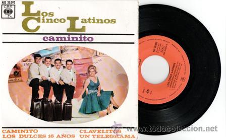 Discos de vinilo: Single Los Cinco Latinos, Caminito - Foto 1