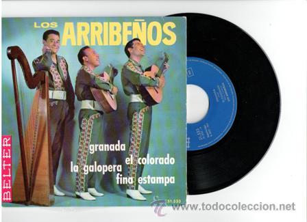 Discos de vinilo: Single Los Arribe&ntilde;os - Foto 1