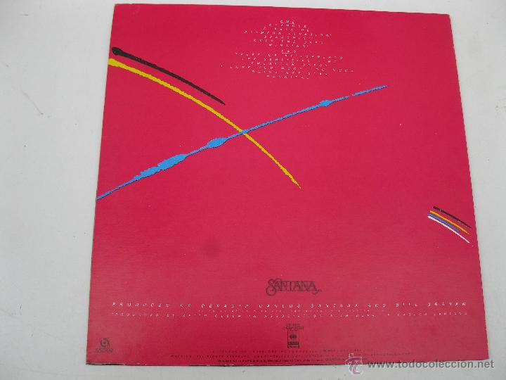 Discos de vinilo: LP - SANTANA - ZEBOP! - CBS - A&Ntilde;O 1981. - Foto 2