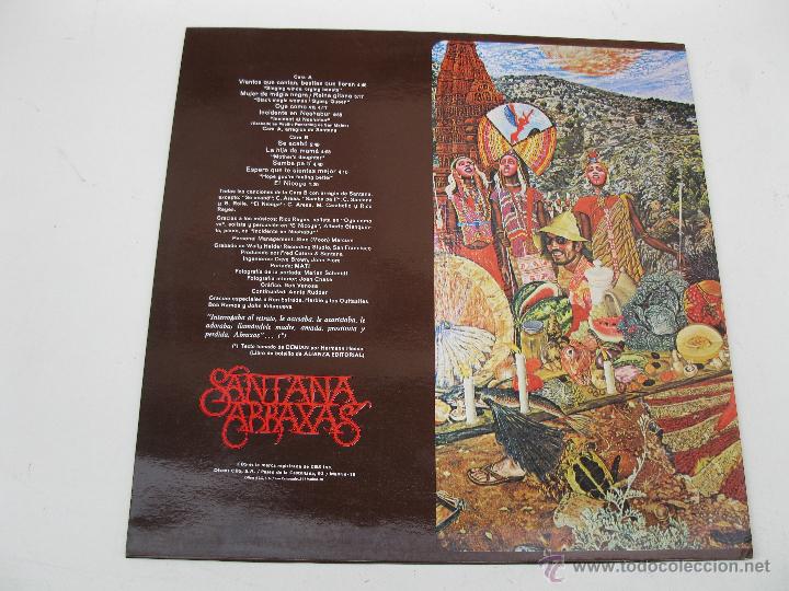 Discos de vinilo: LP - SANTANA - ABRAXAS - CBS - A&Ntilde;O 1982. - Foto 2