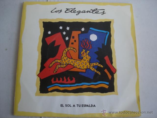 Discos de vinilo: Los Elegantes     El Sol A Tu Espalda - Foto 1