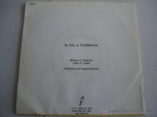 Discos de vinilo: Los Elegantes     El Sol A Tu Espalda - Foto 2