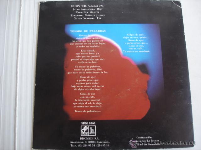 Discos de vinilo: BB Sin Sed     Tesoro De Palabras - Foto 2