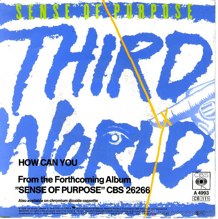 Discos de vinilo: Third World ?&ndash; Sense Of Purpose - Foto 2