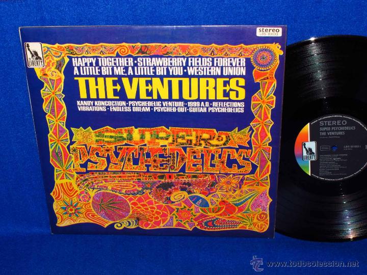 Discos de vinilo: THE VENTURES - SUPER PSYCHEDELICS - LP 1967 - Foto 1