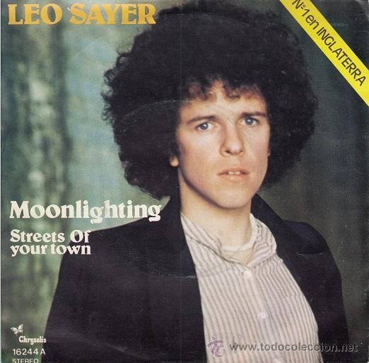 Discos de vinilo: LEO SAYER - MOONLIGHTNING - SINGLE ESPA&Ntilde;OL DE VINILO - Foto 1
