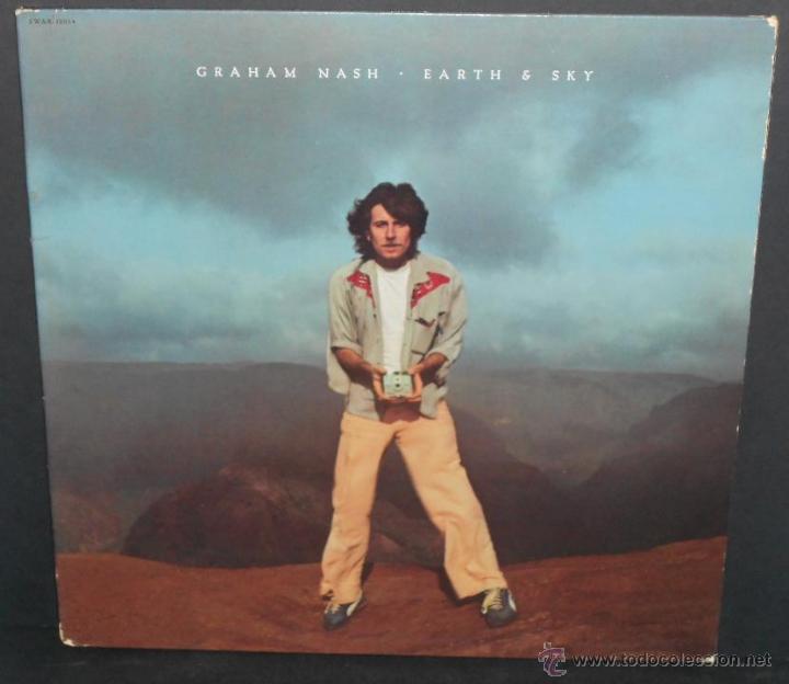 Discos de vinilo: GRAHAM NASH - EARTH & SKY (U.S.A.-1980) - Foto 1