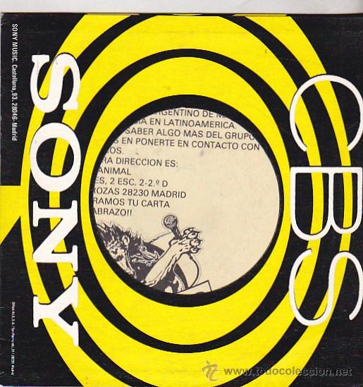 Disques de vinyle: SODA STEREO. HOMBRE AL  AGUA. CBS 1991