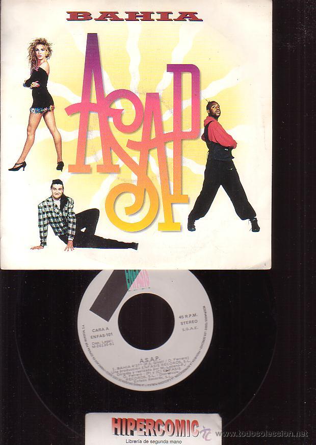 Discos de vinilo: VINILO DISCO A.S.A.P - BAHIA - SINGLE - Foto 1
