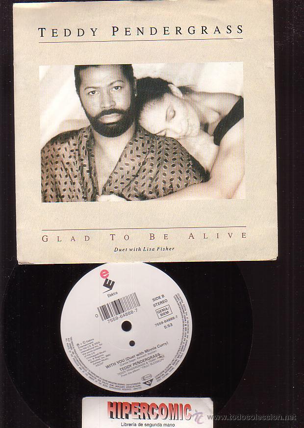 Discos de vinilo: TEDDY PENDERGRASS - GLAD TO BE ALIVE / WITH YOU - Foto 1