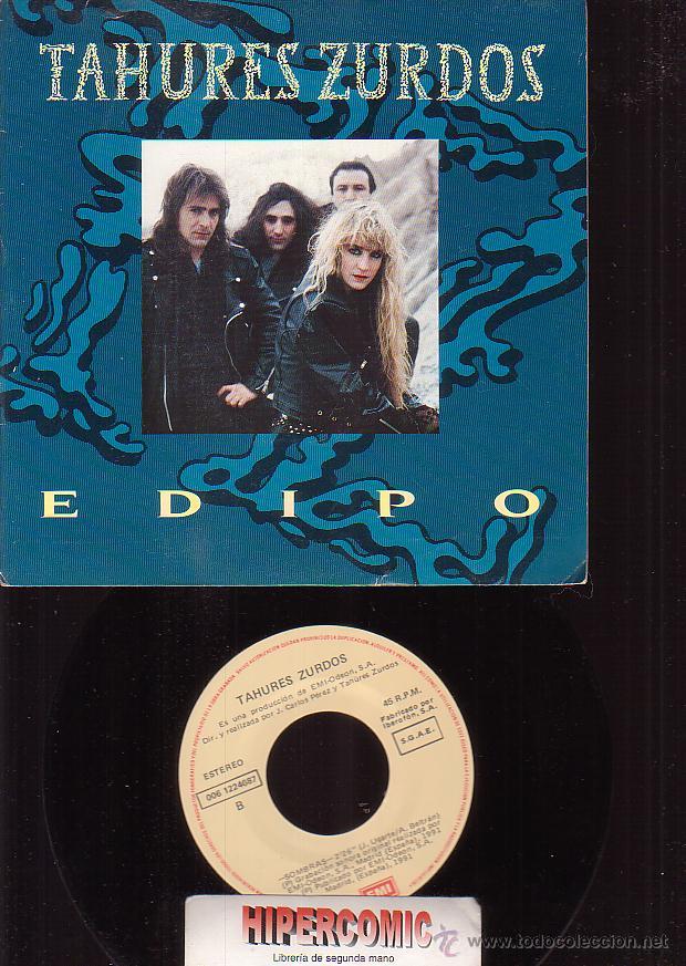 Discos de vinilo: DISCO TAHURES ZURDOS, EDIPO / SOMBRAS - Foto 1