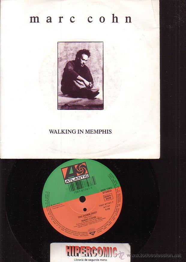 Discos de vinilo: MARC COHN , WALKING IN MEMPHIS / DIG DOWN DEEP - Foto 1