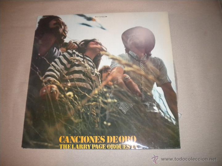 Discos de vinilo: Canciones de oro - the larry page orquesta - Foto 1