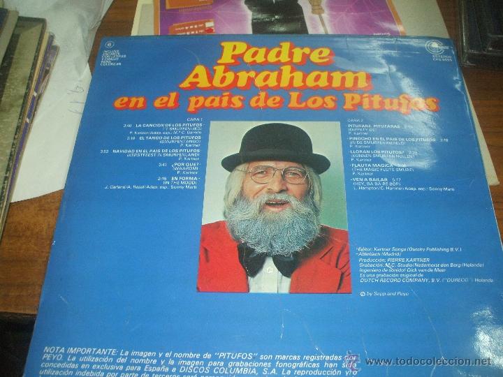 Discos de vinilo: L P del Padre Abbrahan  los Pitufos - Foto 2