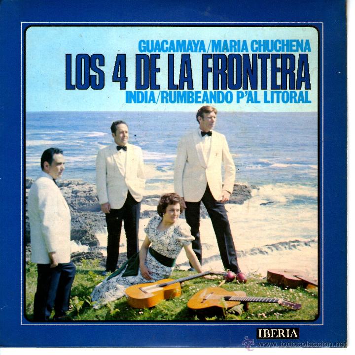 Discos de vinilo: LOS 4 DE LA FRONTERA - GUACAMAYA - Foto 1