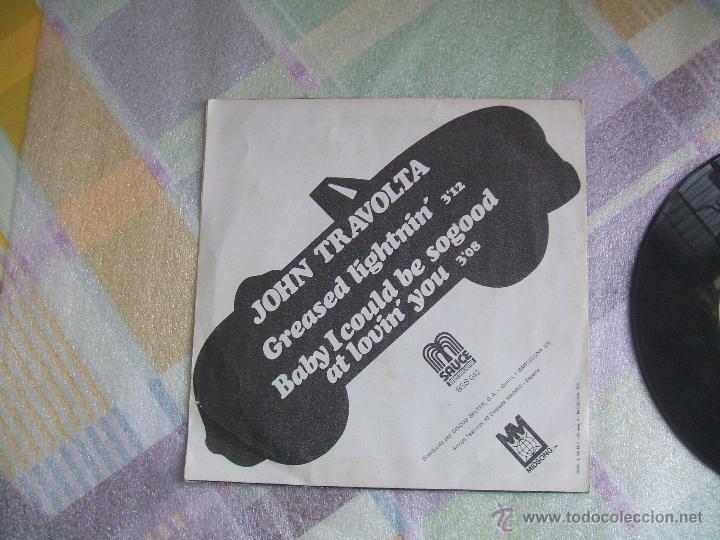 Discos de vinilo: JOHN TRAVOLTA - Greased Lightin - Foto 2