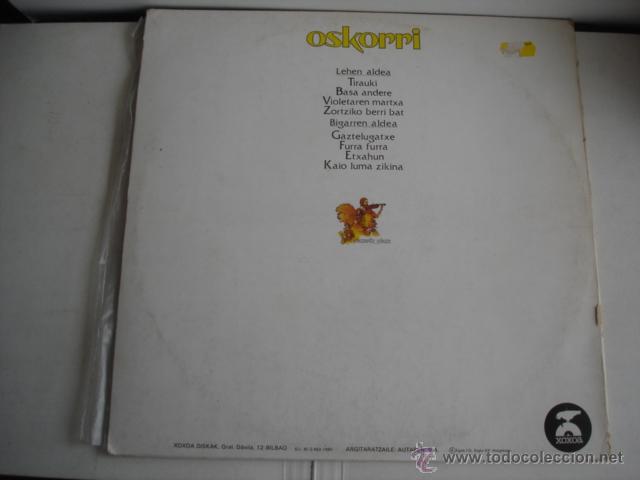 Discos de vinilo: OSKORRI PLAZARIK PLAZA - Foto 2