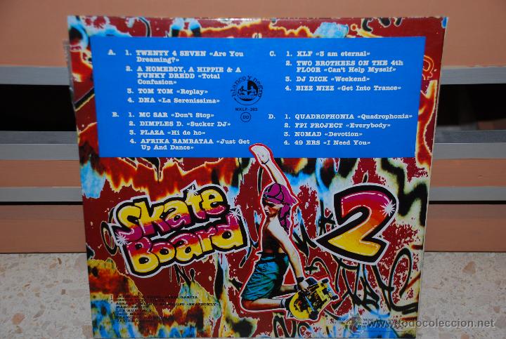 Discos de vinilo: SKATE BOARD 2 DOBLE LP - Foto 2