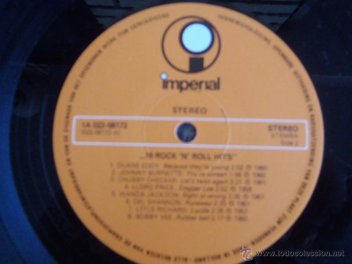 Discos de vinilo: 16 ROCK N ROLL HITS - Foto 3