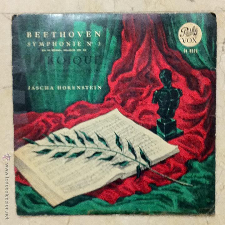 Discos de vinilo: BEETHOVEN SINFON&Iacute;A N&ordm; 3 - H&Eacute;ROIQUE - DIRECCI&Oacute;N JASCHA HORENSTEIN - PATH&Eacute; VOX 1952.