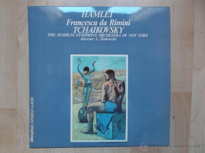 Discos de vinilo: HAMLET TRANCESCA DA RIMINI TCHAIKOVSKY DR L STOKOWSKI - Foto 1