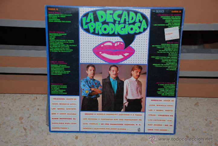 Discos de vinilo: LA DECADA PRODIGIOSA 2 LP 1985 - Foto 2
