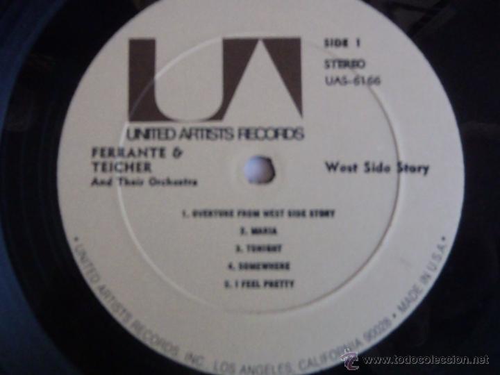 Discos de vinilo: FERRANTE AND TEICHER west side story - Foto 3