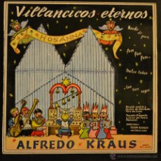 Discos de vinilo: ALFREDO KRAUS. VILLANCICOS ETERNOS. CARRILLON 1959. LITERACOMIC. C1. Lote 109239320