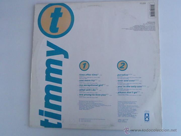 Discos de vinilo: TIMMY -T- TIME AFTER TIME - Foto 2