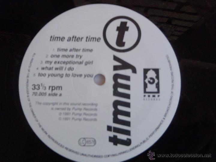 Discos de vinilo: TIMMY -T- TIME AFTER TIME - Foto 3