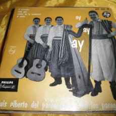 Discos de vinilo: LUIS ALBERTO DEL PARANA Y SU TRIO LOS PARAGUAYOS. ¡ AY,AY,AY¡ EP. PHILIPS . EDICION HOLANDESA
