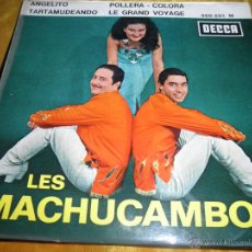 Discos de vinilo: LOS MACHUCAMBOS. ANGELITO/ POLLERA-COLORA + 2. EP. DECCA 1964. EDICION FRANCESA